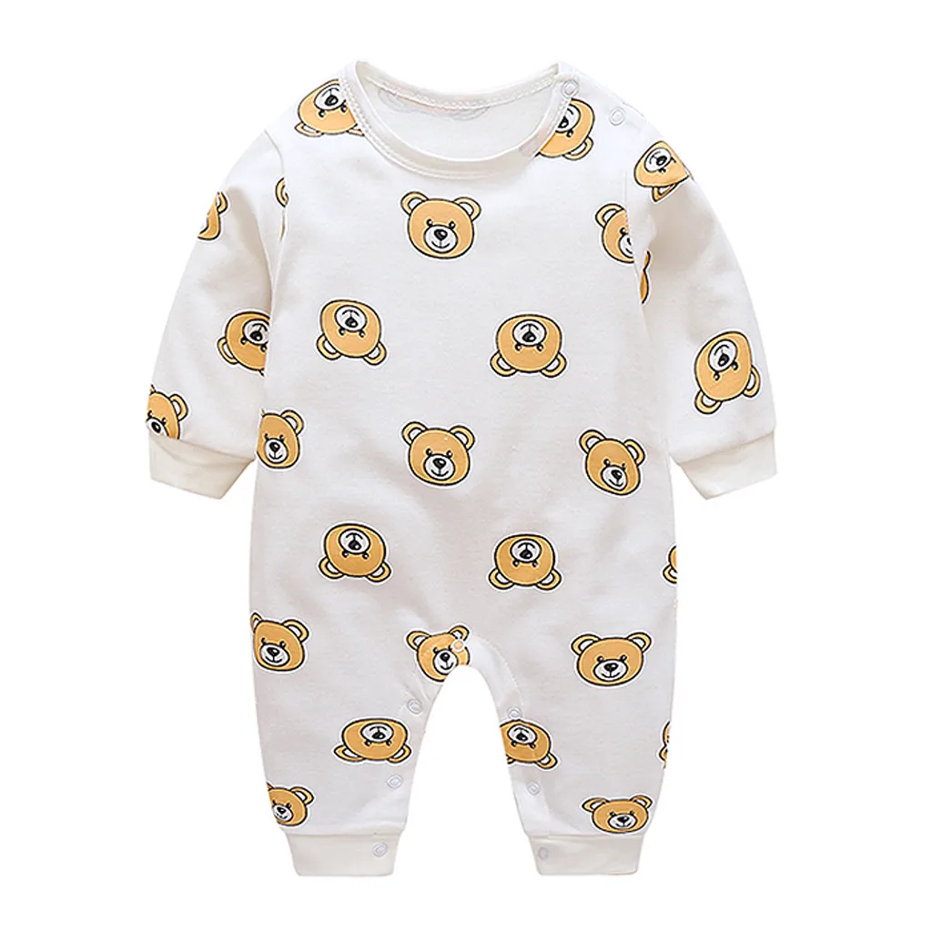 Одежда для новорожденных; Комбинезон для маленьких мальчиков зимняя одежда костюм комбинезон disfraz bebe бахрома; Носки с рисунком медведя из мультика на возраст от 0 до 18 месяцев, одежда с длинными рукавами Z4 - Цвет: A