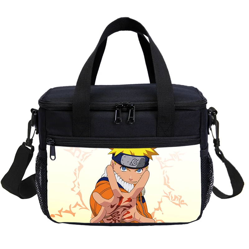Uzumaki Naruto мультфильм сумки для обеда Uchiha Sasuke Sarada изолированная сумка холодильник