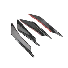 Универсальный автомобильный спойлер переднего бампера из углеродного волокна Evo Fighting Air knife передний окруженный модифицированный дефлектор воздушный нож