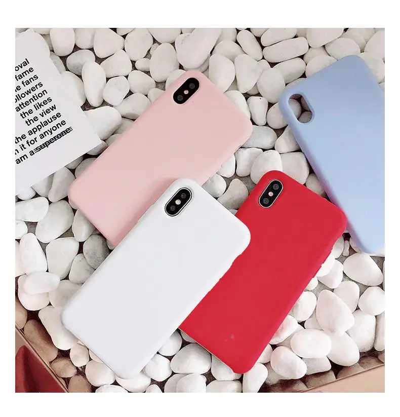 

Original Silicone Case Genuine Cover for Apple iPhone X XS Max XR 6 7 8 Plus case
