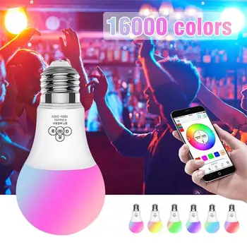 

Bluetooth Lamp Bluetooth Smart Bulb Bluetooth Light Durable Super Bright E27 RGBW APP Remoto Control Wireless Party Bedroom