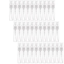 120 pièces bouteilles de pulvérisation vides transparentes 3Ml en plastique Mini conteneur rechargeable conteneurs cosmétiques vides