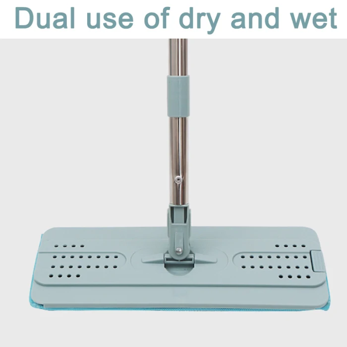 Newly Dust Wizard Mop Cleaning Tool Kit 360 Degree Rotating Tile Marble Floor for Home