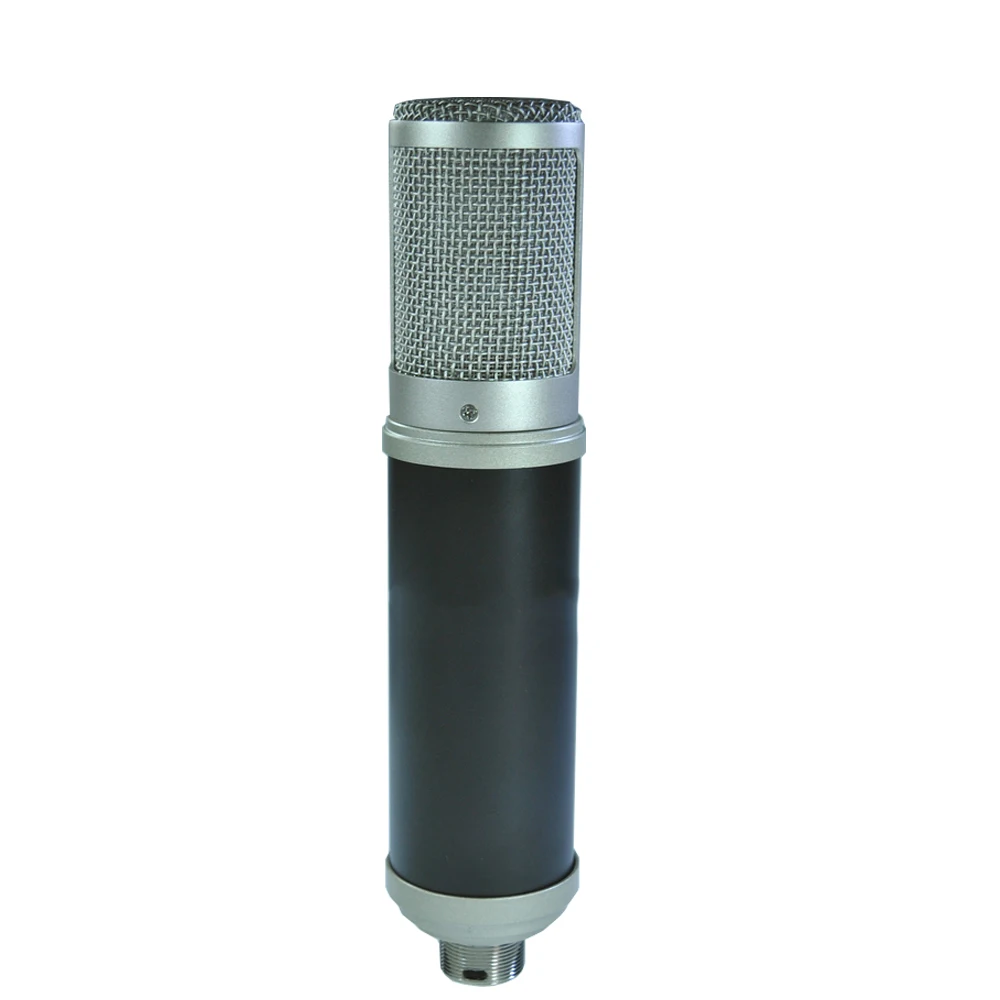 DIY Large-diaphragm high sensitivity LOWEST background NOISE cardioid Condenser Microphone studio recording - Цвет: Finished install