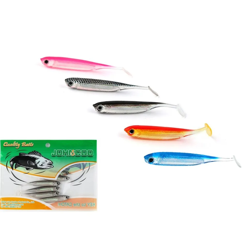 

Universal 6 PCS/Set 70mm Fishing Lures SL00001 2.1g Soft Baits Compact Artificial Bait Professional Fish Accessories