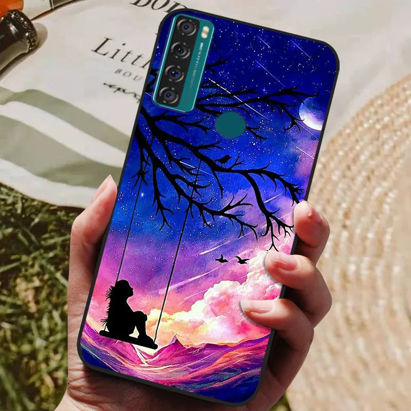 For TCL 20 SE Case Soft Silicone Phone Back Cover For TCL 20 SE TCL20SE TCL20 20SE Cases Coque for TCL 20SE  Fundas bumper Shell designer phone pouch Cases & Covers