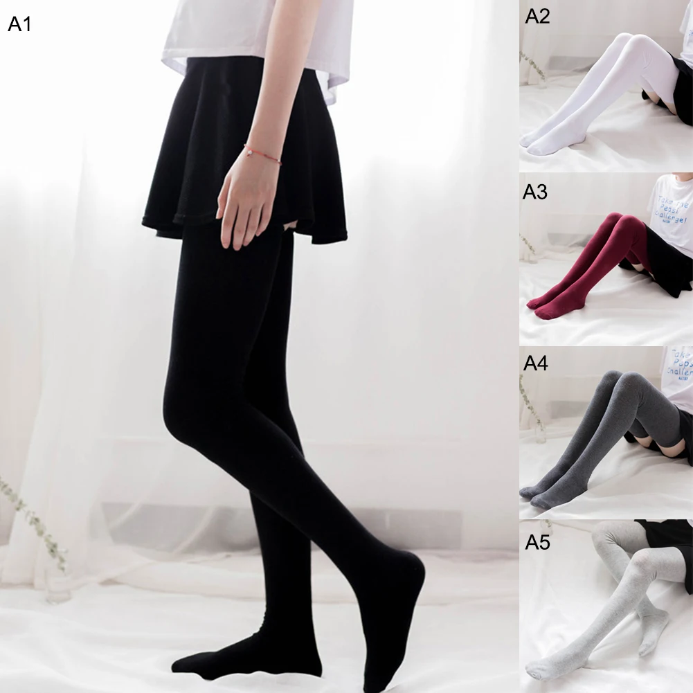 

Sock 1 Pair Cotton Spring Autumn Women Over Knee High Socks Winter Warm Knit Girl Soft Thigh High Long Socks 70/80cm