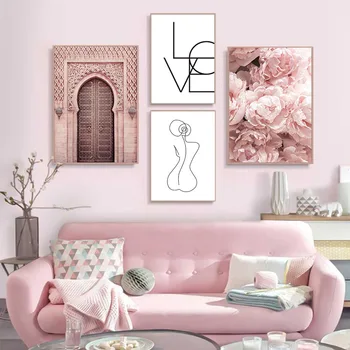 

Flower Landscape Nordic Poster Abstract Posters And Prints Wall Pictures For Bedroom Scandinavian Poster Painting Home Decor