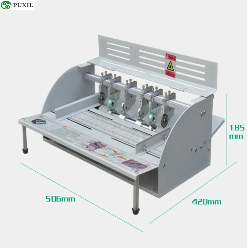 Electric paper folding machine folding and folding machine