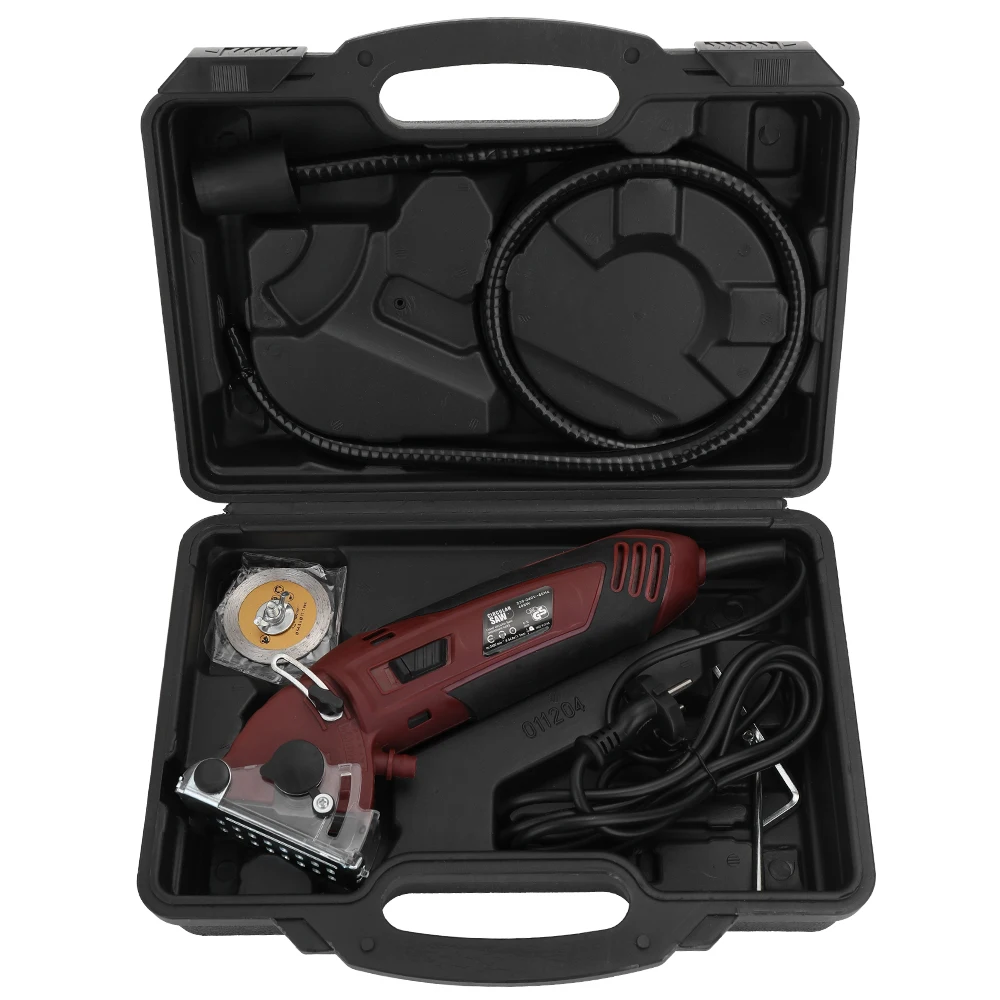 

400W 230-240V Multifunctional Mini Electric Circular Saw Kit Cutting Machine Set DIY Guide Ruler Woodworking Tool