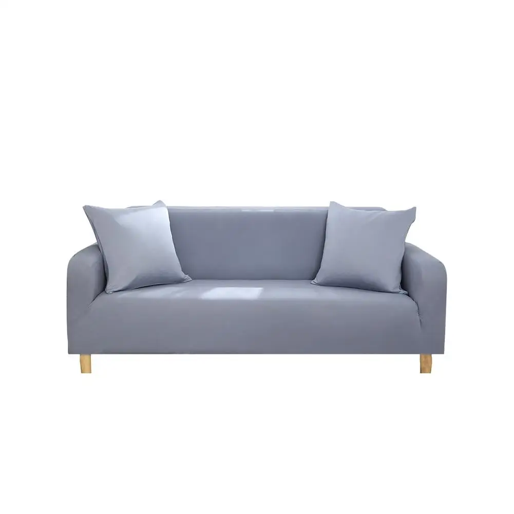Light Grey 1 шт., эластичный чехол для дивана, нескользящий мягкий чехол для дивана, моющийся протектор мебели с противоскользящей пеной для гостиной - Цвет: Light Grey