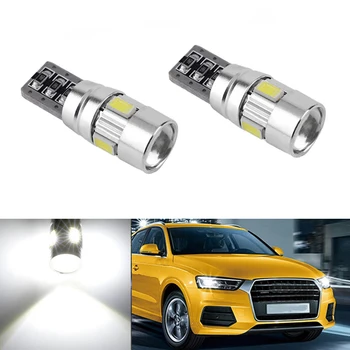 

2x Canbus Car 5630 SMD T10 LED W5W Projector Lens Auto Lamp Light Bulbs For AUDI A2 A3 8L 8P A4 B5 B6 A6 4B 4F A8 D2 TT C5 C6