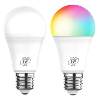 

RGB Colorful Indoor With Alexa Google Timing Smart WIFI Dimmable LED Light Bulb Color Changing APP Control Living Room Bedroom