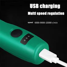 Pequeno moedor elétrico recarregável handheld diy pedra de moagem e polimento escultura em madeira ferramentas broca elétrica máquina escultura