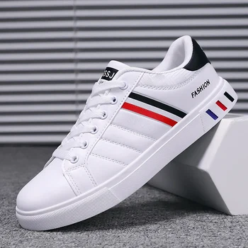 

Men Casual Shoes Trend Student Board Shoes Men Fashion Sneakers Low White Shoes Men Vulcanize Shoes Popular Flats Walking Shoes