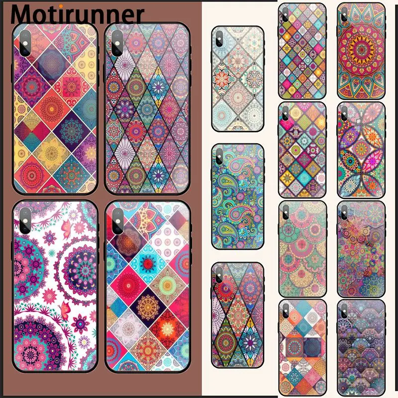 Motirunner народное искусство узор DIY печать рисунок чехол для телефона крышка