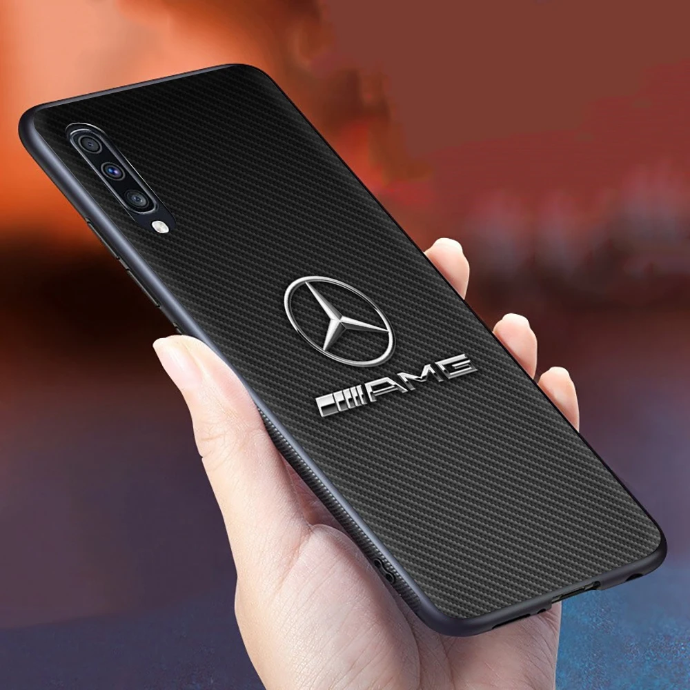 B4 Mercedes логотип мягкий силиконовый чехол для телефона для samsung Galaxy A3 A5 A6 плюс A7 A8 A9 J4 J6 J7 Duo J8 - Цвет: B4