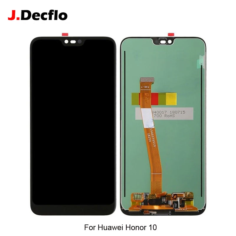 

For Huawei Honor 10 COL-L29 LCD Display +Touch Screen Digitizer Assembly Replacement + Fingerprint AAA Quality 5.84