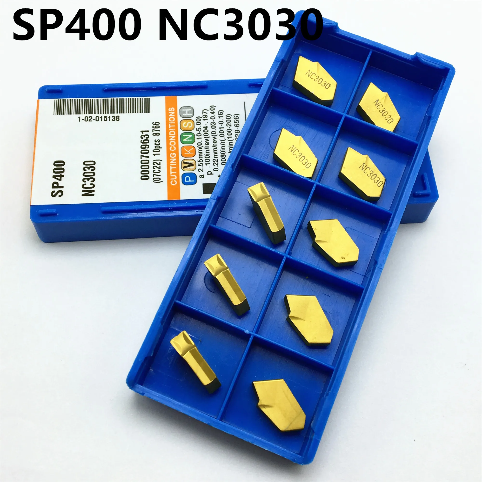 

100PCS SP400 NC3030 high quality slotted carbide insert lathe tool turning and grooving cutter SP400NC3030
