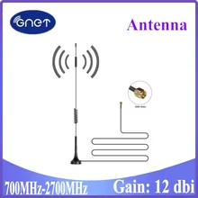 700MHz-2700MHz Wide Band 2.4GHz 12dBi High Gain Omni-Directional SMA Male Antenna WCDMA 4G LTE GSM