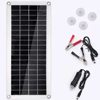 

18V 15W Normal Flexible Solar Panel Battery Charger Kit Polycrystalline solar panel Charger with Double 5V USB Port