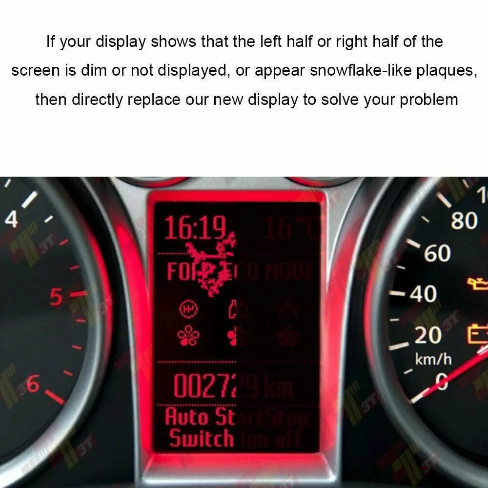 New LCD Instrument Display for Ford CMAX/GALAXY/KUGA/Mondeo 6M2T10849