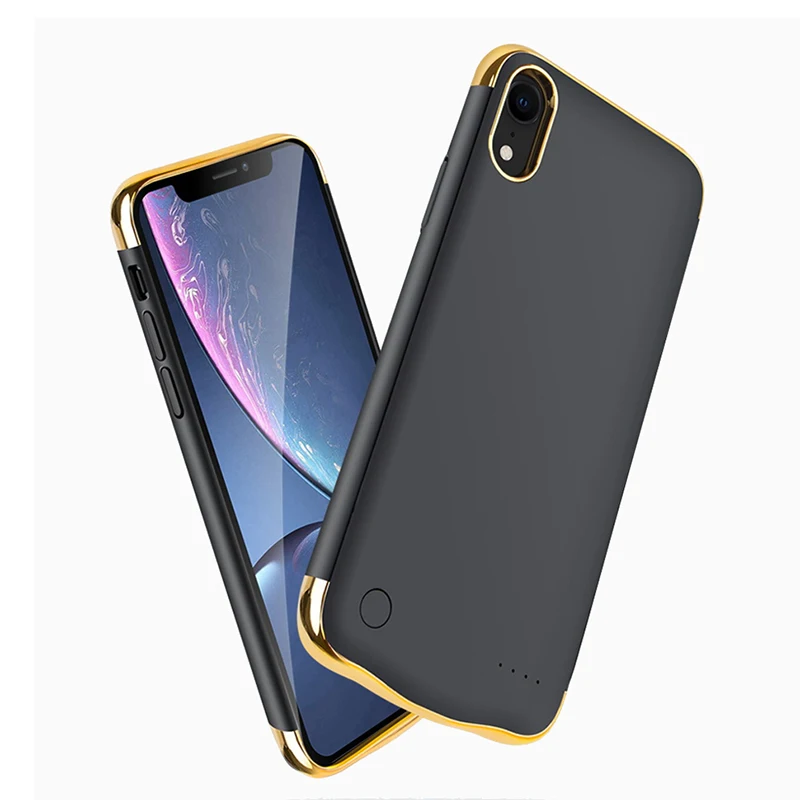 Чехол для аккумулятора iPhone X XR XS XSmax 5500/6000 мАч Внешнее зарядное устройство чехол