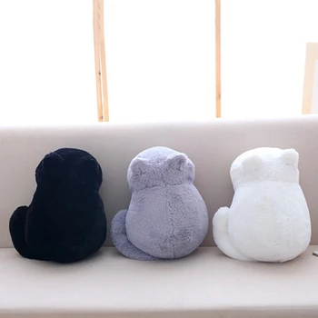 

Cushion Cat Plush Toy Birthday Gift Soft Comfortable For Car Office Children Kids FPing