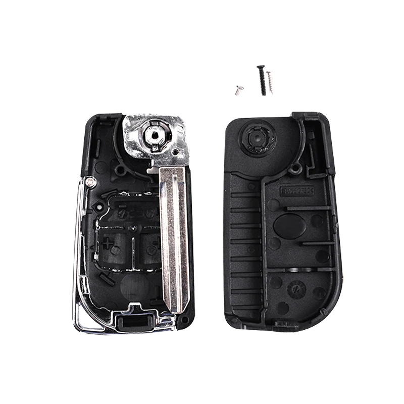 OkeyTech Toyota RAV4 Camry COROLLA Reiz Crown Prado модифицированный Флип складной оболочки Fob чехол лезвие toy43 2/3 кнопка