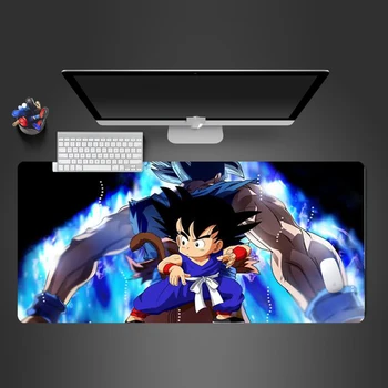 

Dragon Ball Z Goku Anime Durable Rubber Large Locking Edge Computer Padmouse Gaming Mousepad Gamer To Keyboard Mouse Mats