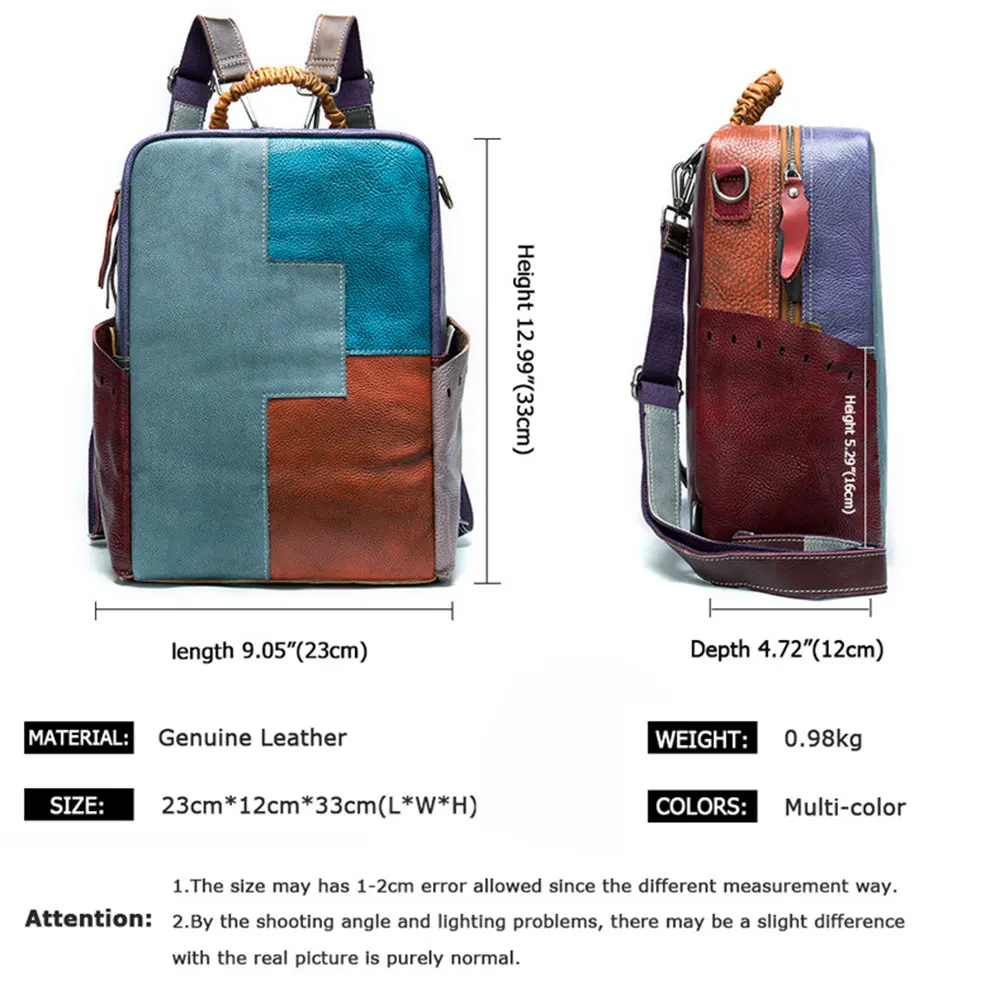 Lukegear, женский рюкзак из натуральной кожи, женские сумки в винтажном стиле, прочный рюкзак на молнии, большая ВМЕСТИТЕЛЬНОСТЬ
