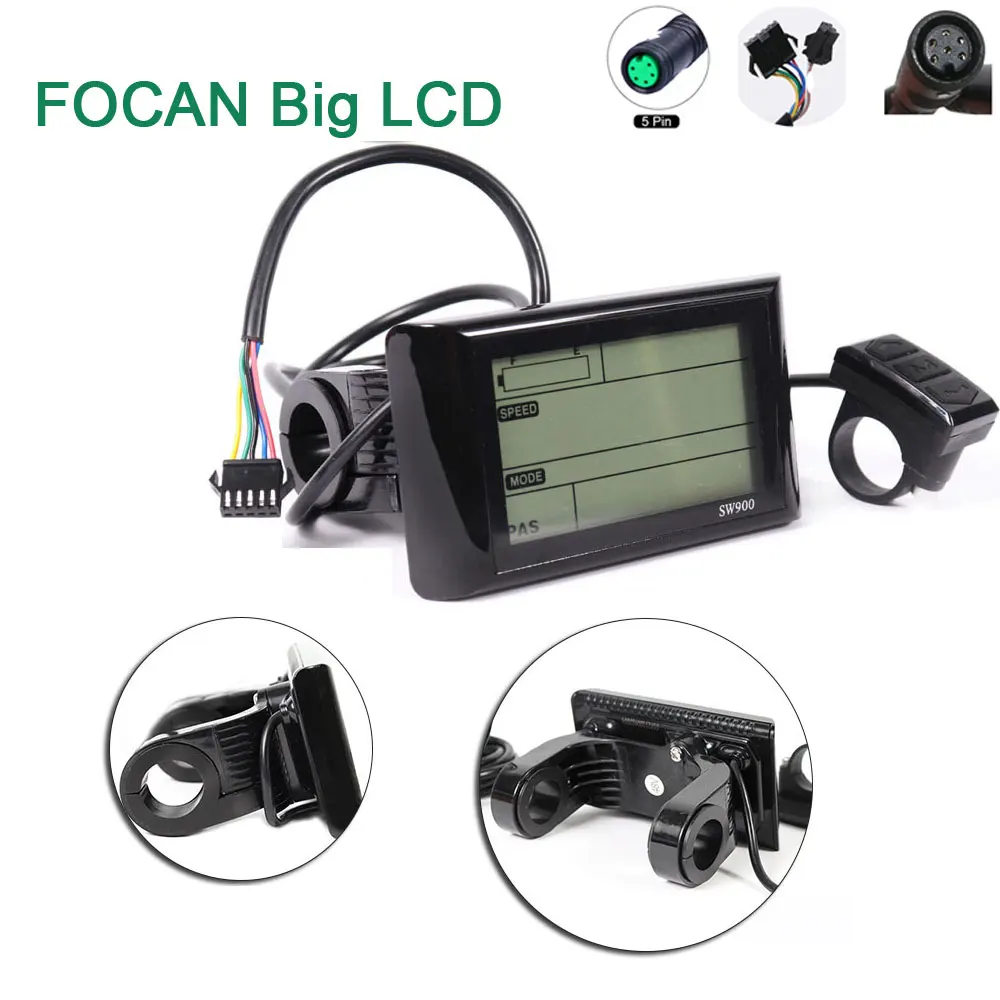 E Bike LCD Display Speed Controller For 