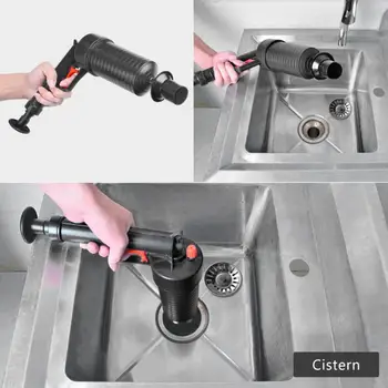 Wc Bagger Plug Air Power Afvoer Blaster Gun Pomp Verstopping Remover Riool Zinkt Geblokkeerd Schoonmaken Tool Badkamer Afvoer Cleaners Wc Bagger Plug Air Power Afvoer Blaster Gun Pomp Verstopping Remover Riool Zinkt Geblokkeerd Schoonmaken Tool Badkamer Afvoer Cleaners