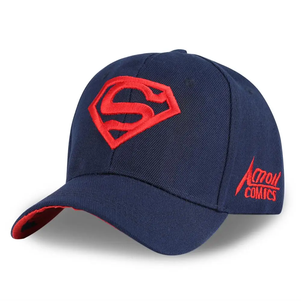 Navy Red S NXYY черная бейсболка Супермена S логотип кости шляпа с вышивкой на открытом воздухе Бейсбол Кепки для Для мужчин Snapback Кепки Хип-Хоп Стретч gorras para hombre - Цвет: Navy Red S