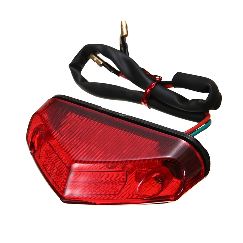 

Индикатор сигнала для мотоцикла Mayitr, 1 шт., 12 В, 12 Светодиодный, красный стосветильник для бега, аксессуары для квадроциклов