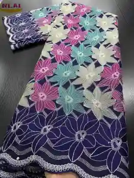 

NIAI Swiss Voile Lace In Switzerland 2020 High Quality 100% Cotton Lace Material African Lace Fabric For Wedding Dress XY3301B-1
