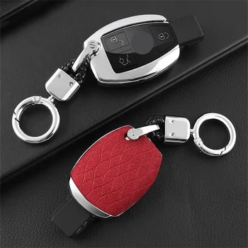 

Flip fur key case for car for Mercedes-Benz C-Class W204 GLC 260 C200 The CIA GLA W205 W212 C S E class 2017 car accessories new