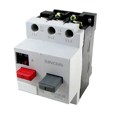 DZ108-20(3VE1) 0,63-1A 20A 3P формованные чехол автомат защити цепи