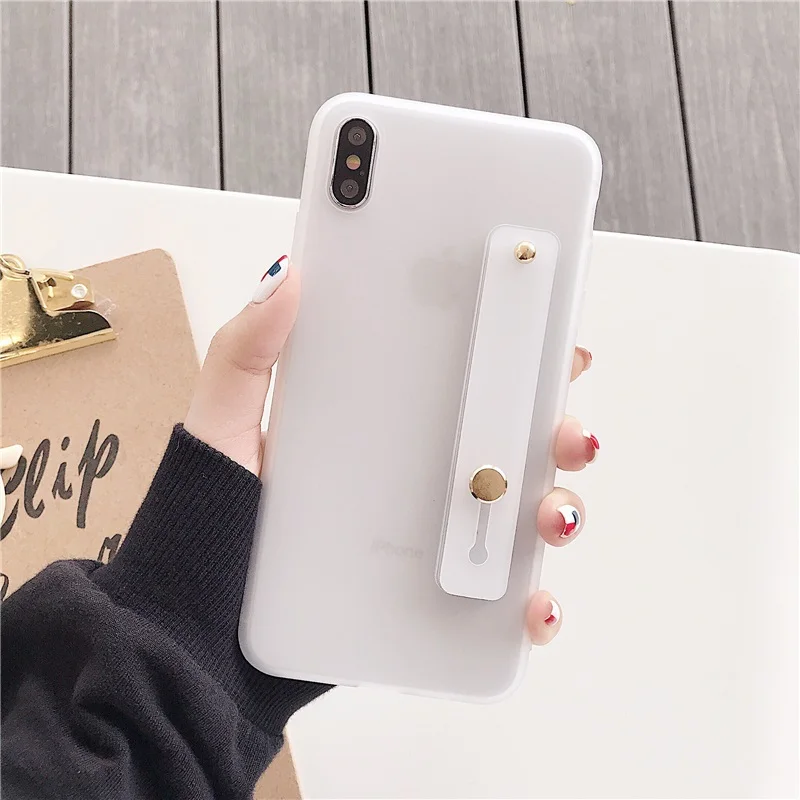 Чехол с ремешком на запястье для huawei P20 P30 Lite Honor 10i 20i 8X mate 20 Pro Nova 5 5i Y6 Y7 P smart Plus с держателем и подставкой мягкий чехол