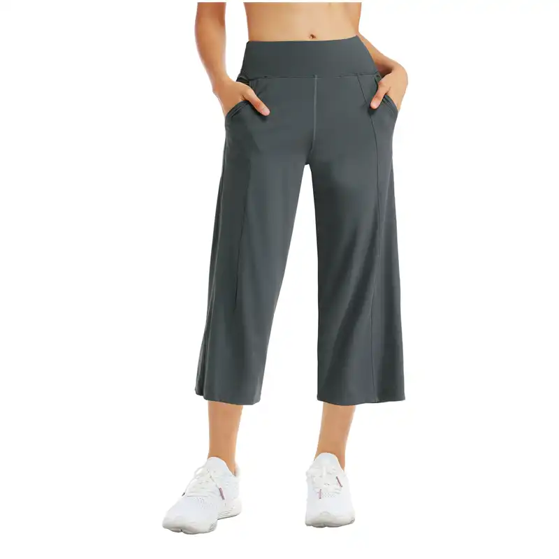 flare capri yoga pants