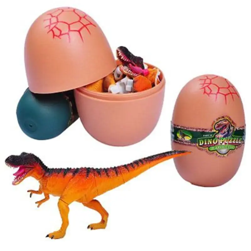 

Manufacturer wholesale 48 Types of New Strange Children's Creative Assembly Dinosaur Animal Model Toy Dinosaur egg Model