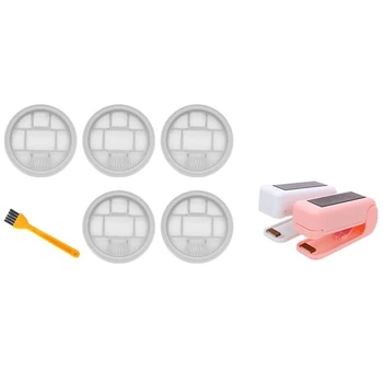 

Heat Bag Sealer (2 PACK) with Handle Vacuum Cleaner Hepa Filter Filter 5Pcs