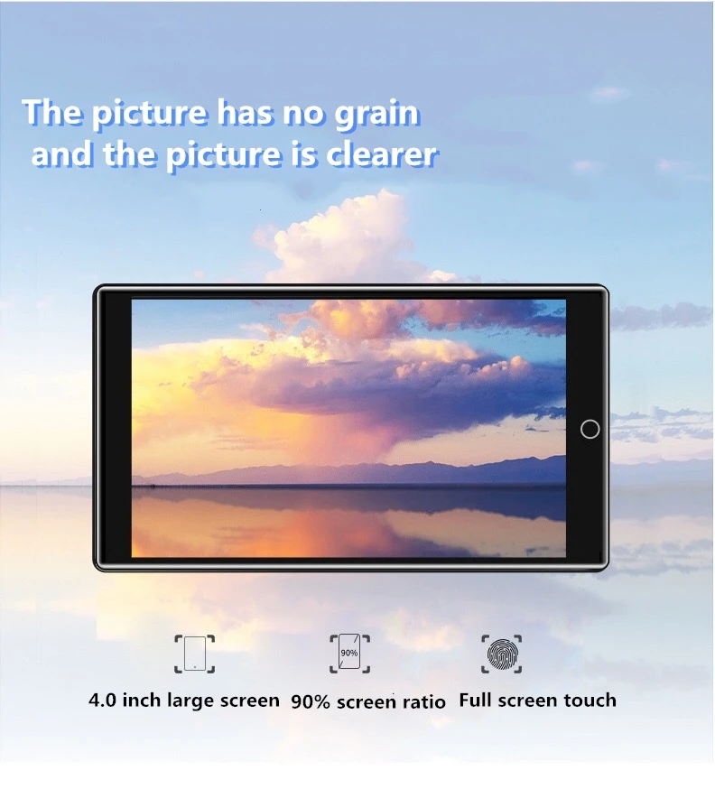 RUIZU H1 Full Touch Screen 4.0inch MP3 Player