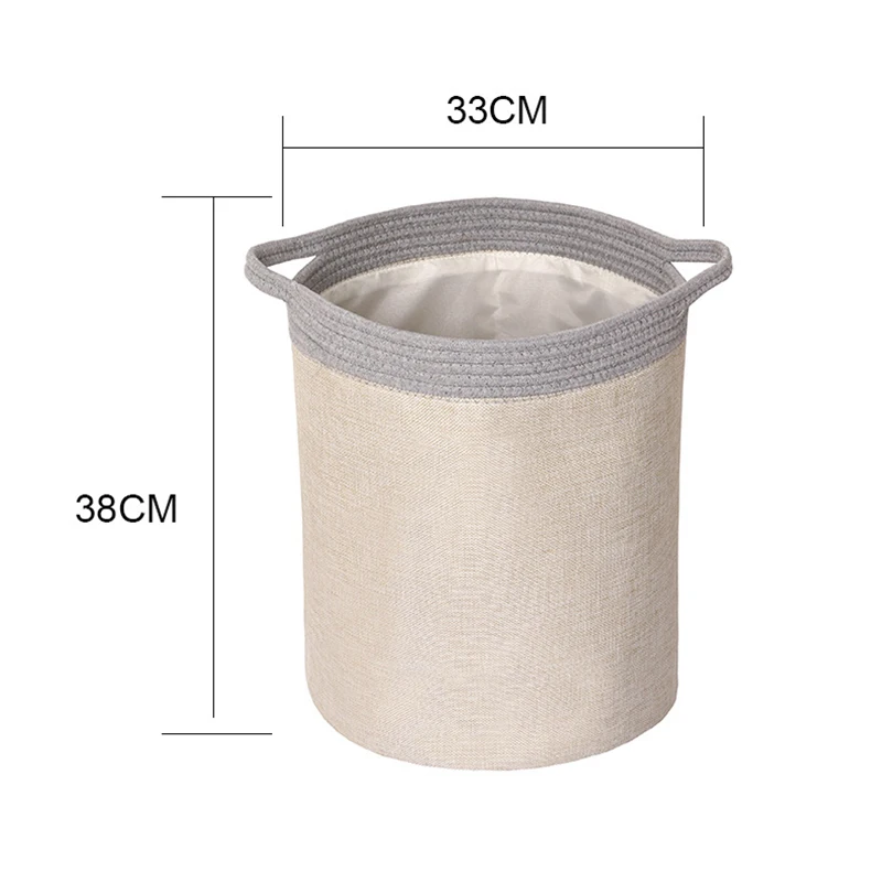 Imitation Cotton And Linen Storage Storage Box Foldable Storage Basket Quality Housekeeping Container Organizers 6