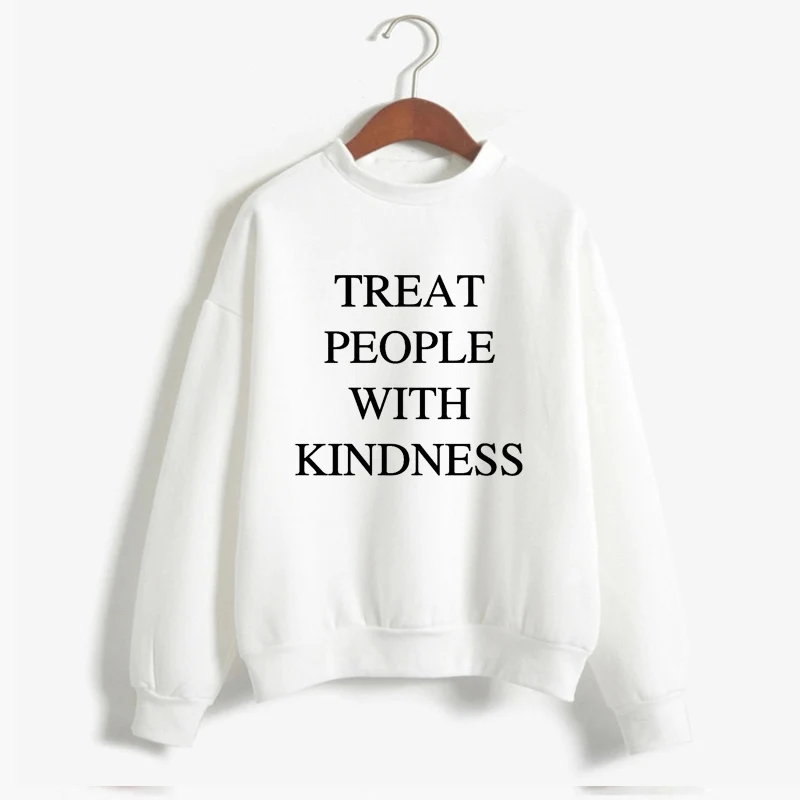 

Women'S Sweatshirt Casual Warm Pullover Hoodie Female Jumper Long Sleeve Autumn Winter Harry Styles Treat People With Kindness