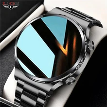 LIGE2021 Men's Smart Watch Bluetooth Call Watch IP67 Waterproof Heart Rate Monitoring Smart Watch, suitable for Android, IOS