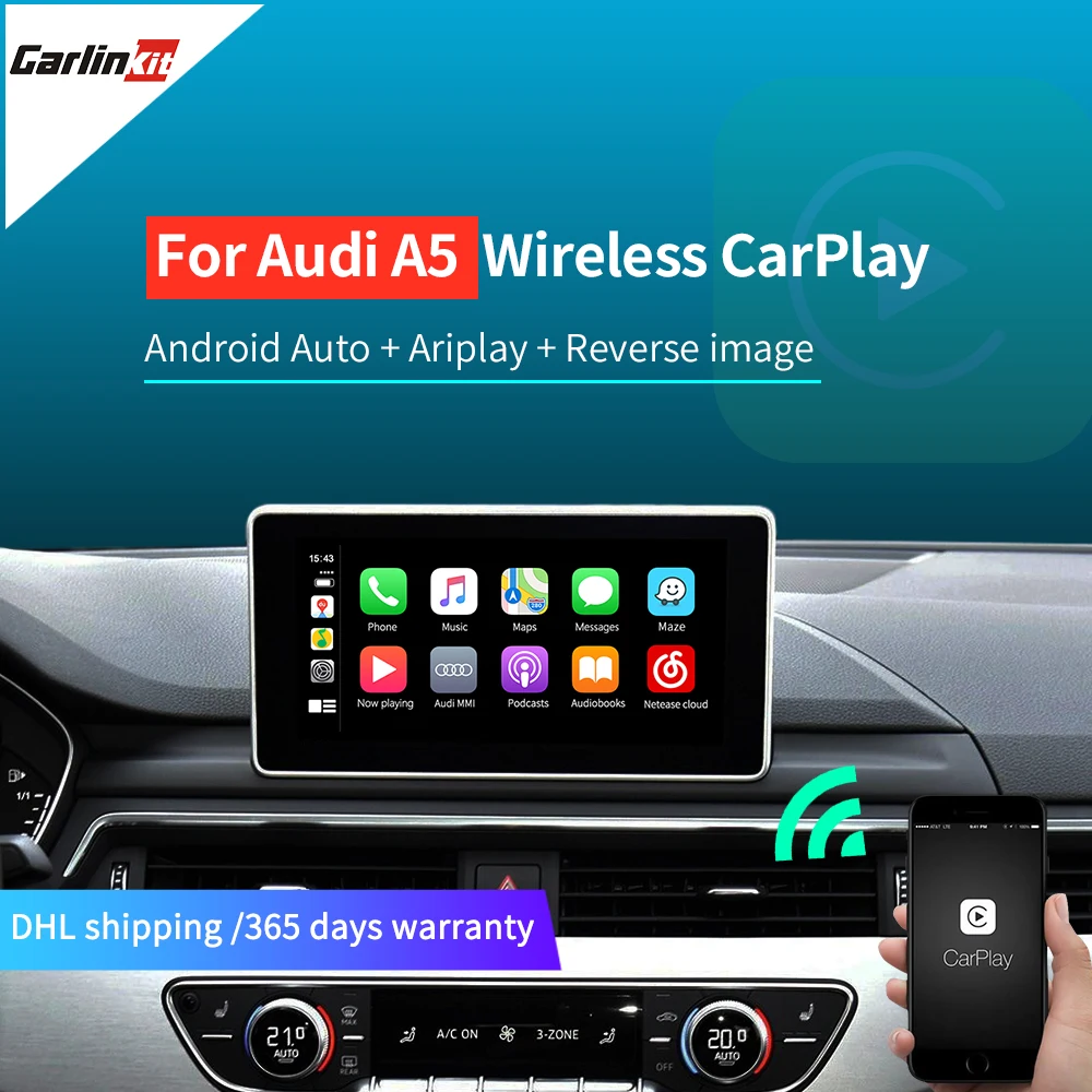 Carlinkit Wireless Apple Carplay Android Auto For Audi A5 Q5 S5 Rs5