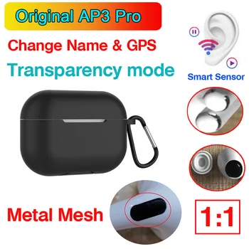 

Original AP3 Pro TWS 1:1 Air 3 Pro Wireless Bluetooth Earphone in-ear Earbuds Pressure Sensor PK H1 Chip i200000 Pro i90000 Max