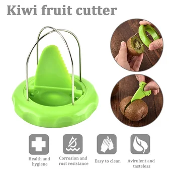 

1 Set Mini Kiwi Cutter Device Cut Peeler Digging Core Twister Slicer Kitchen Accessories Gadgets Home Fruit Vegetable Tools