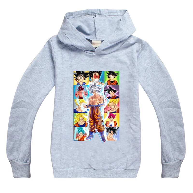 

Kawaii Cartoon Harajuku Shirt Dragon Ball Goku Toddler Sweatshirt Fall Clothes Long Sleeve Boys Hoodies Casual Tops Ropa De Bebe
